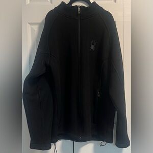 Men's Spyder Black Full-Zip Core Sweater